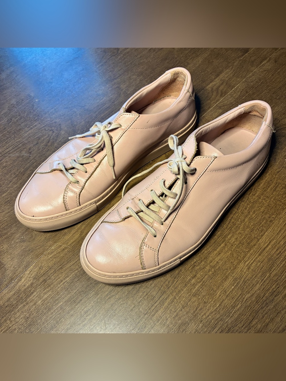 Common Projects achilles low distressed leather sneakers women's EU41 US 10-10.5